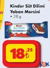 KİNDER SÜT DİLİMİ YABAN MERSİNİ 28 G